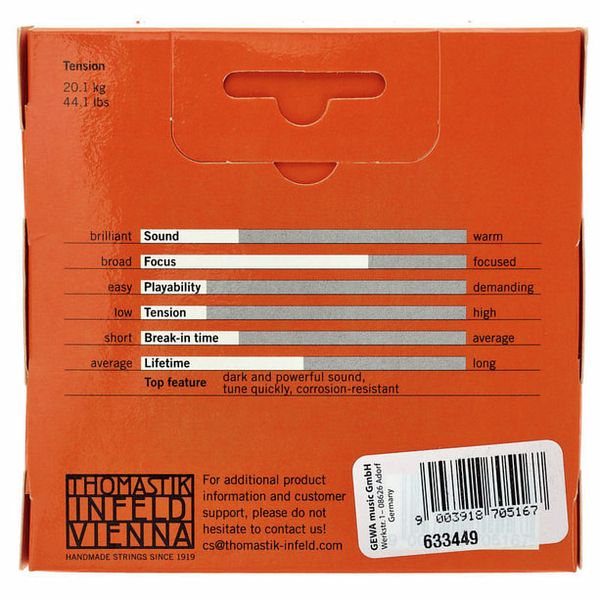 Thomastik AL100 Alphayue Violin 1/2