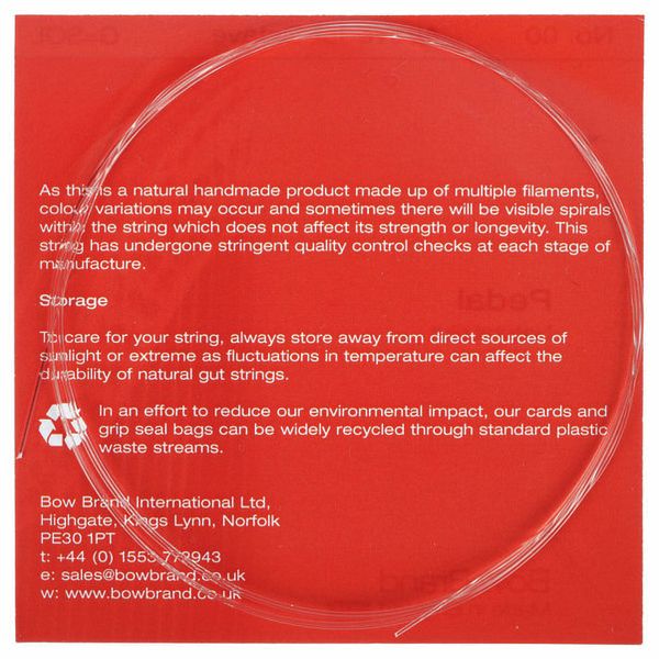 Bow Brand Pedal Natural Gut G No.00