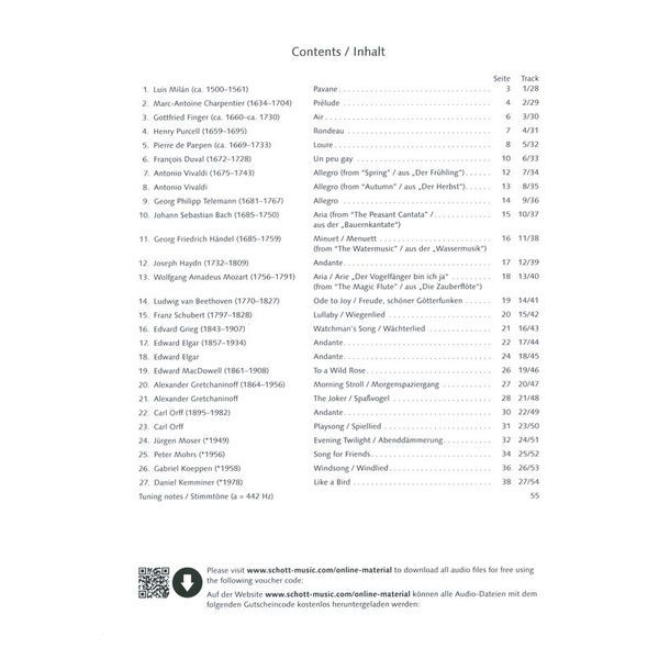 Schott Easy Concert Pieces Violin 1