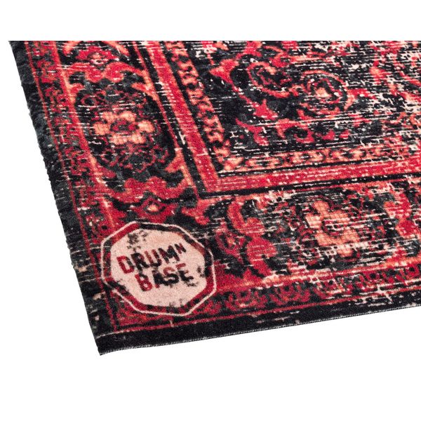 Drum N Base Club Drum Rug Black-Red