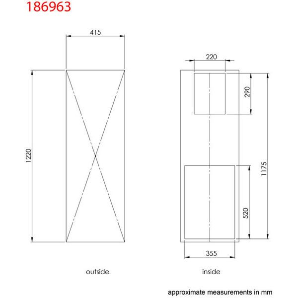 Harley Benton Flight Case Wood Bass