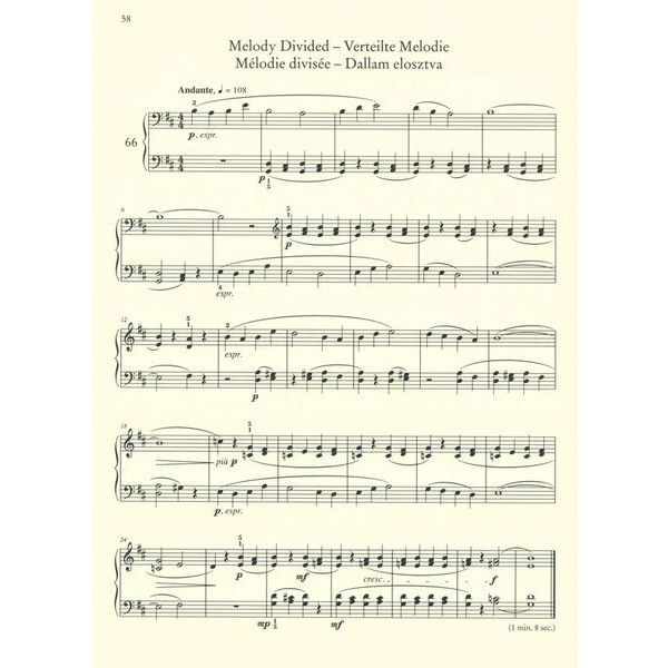 Wiener Urtext Edition Bartok Mikrokosmos 1