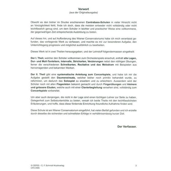 C.F. Schmidt Musikverlag Kontrabass-Schule 1