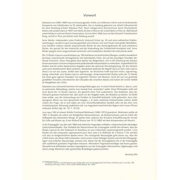 Schott Lee 12 Etudes-Caprices