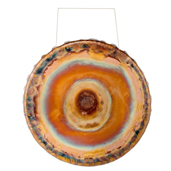 Eichenwurzel Bronze Gong 80cm Gaia