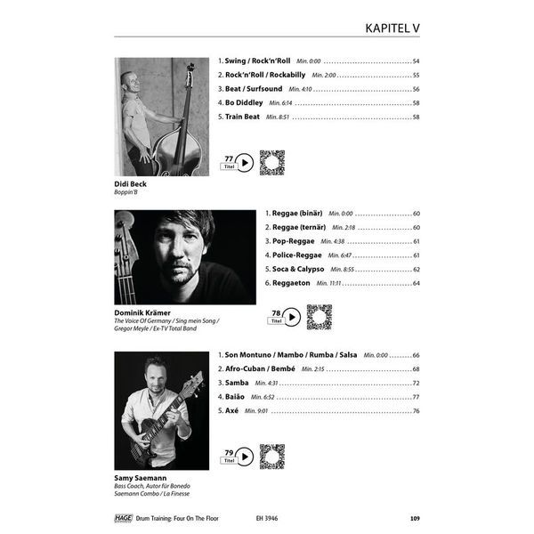 Hage Musikverlag Drum Training 4 On The Floor