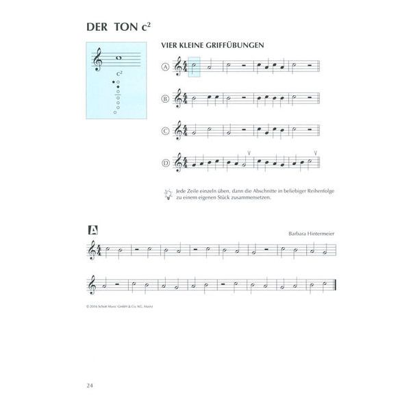 Schott Blockflöte Spielen Hobby 1