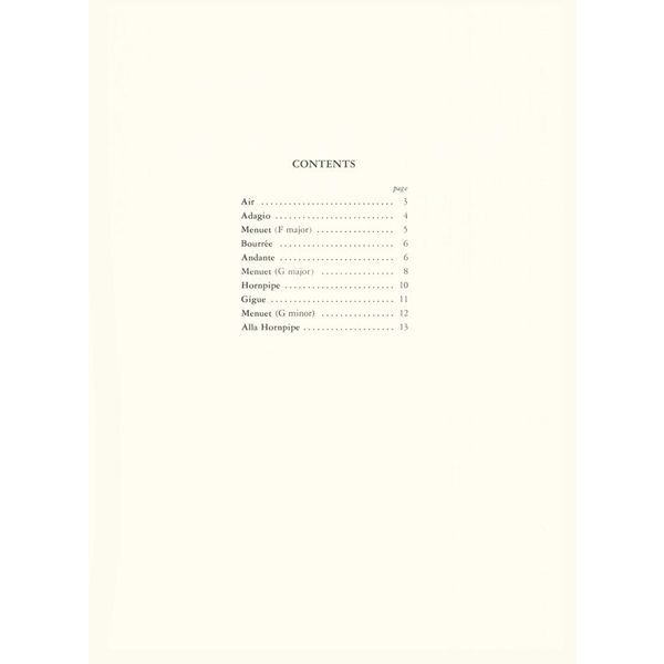 Edition Peters Hndel Wassermusik Klavier