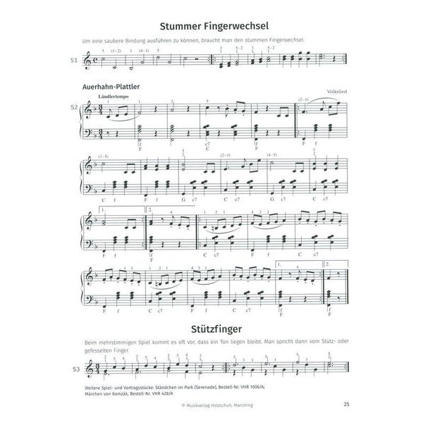 Holzschuh Verlag Neue Akkordeon Schule 2