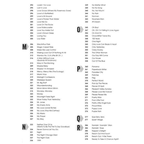 Hal Leonard Ultimate Rock Pop Fake Book