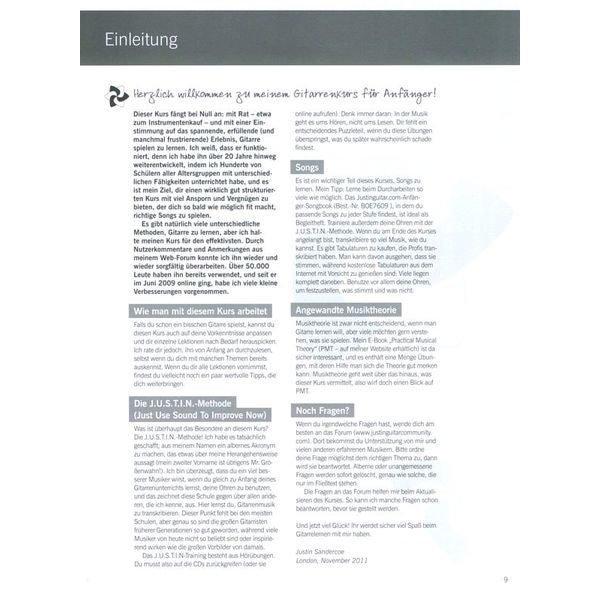 Bosworth Justinguitar.com Gitarrenkurs