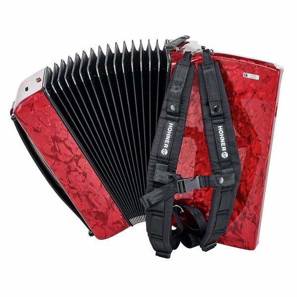 Hohner Bravo III 72 Red silent key