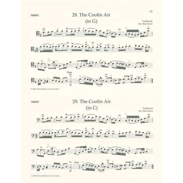 Schott Irish Folk Tunes for Cello