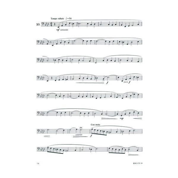 Editions Bim 34 Characteristic Etudes Low