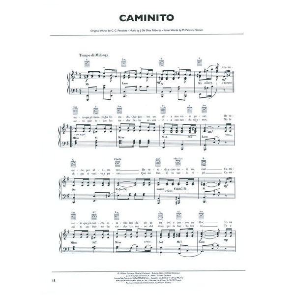 Edition Carisch The Very Best Of Tango