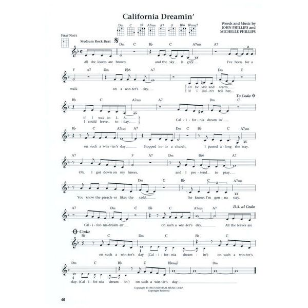 Hal Leonard The Daily Ukulele 365 Songs