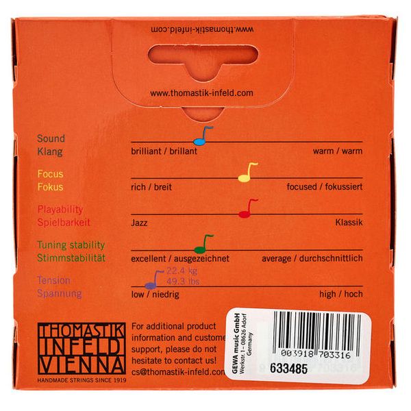 Thomastik AL100 Alphayue Violin 4/4