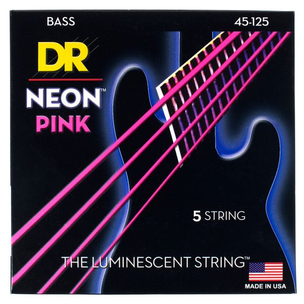 DR Strings Neon Pink NPB5-45