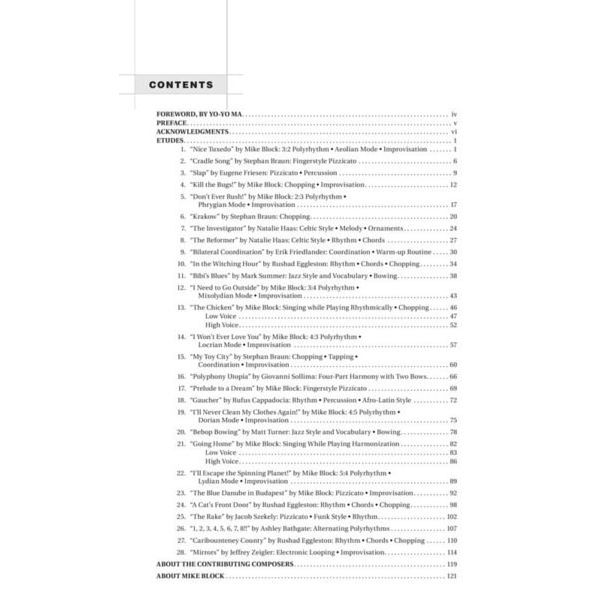 Berklee Press Contemporary Cello Etudes