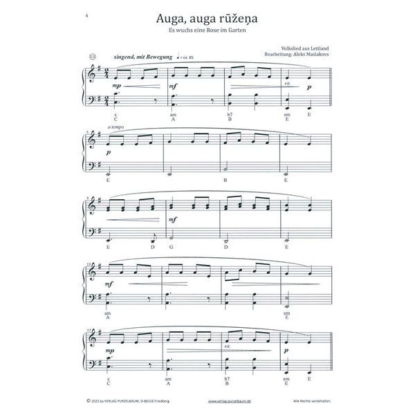 Purzelbaum Verlag Folklore aus Lettland