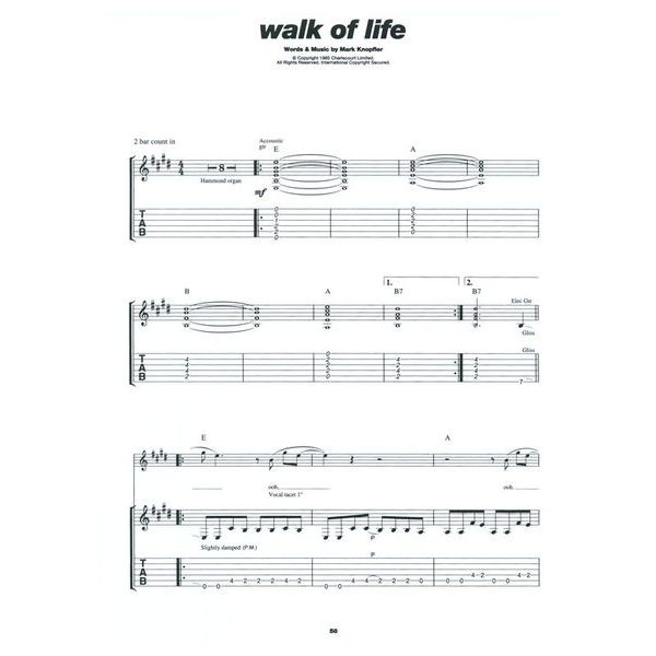 Wise Publications Play Guitar With Dire Straits