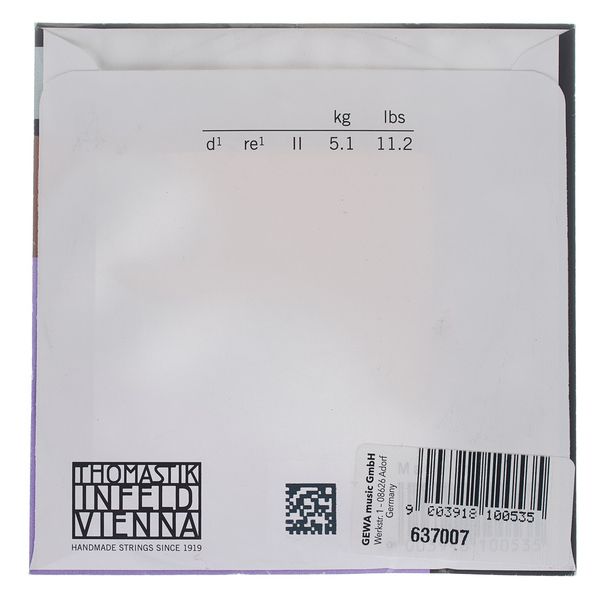 Thomastik Dominant D Viola Silver medium