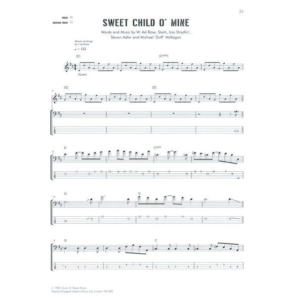 Faber Music Guns N Roses Bass Play-Along