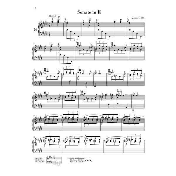 Henle Verlag Scarlatti Klaviersonaten IV