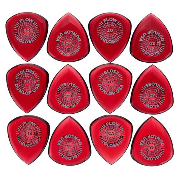 Dunlop Flow Gloss Picks Set 3.00 12