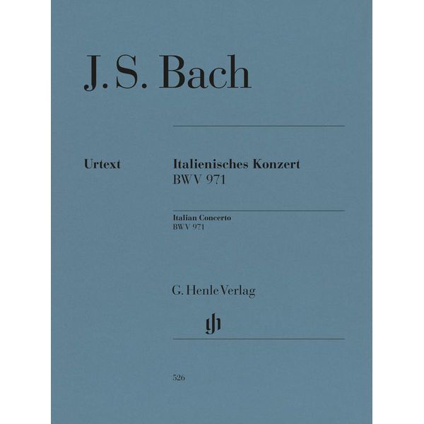 Henle Verlag Bach Italienisches Konzert