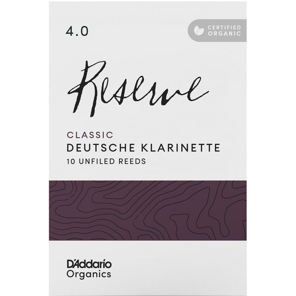 DAddario Woodwinds Organic Reserve Cl. D-CLAR 4.0