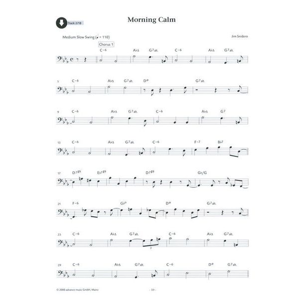 Advance Music Easy Jazz Conception Bass Line