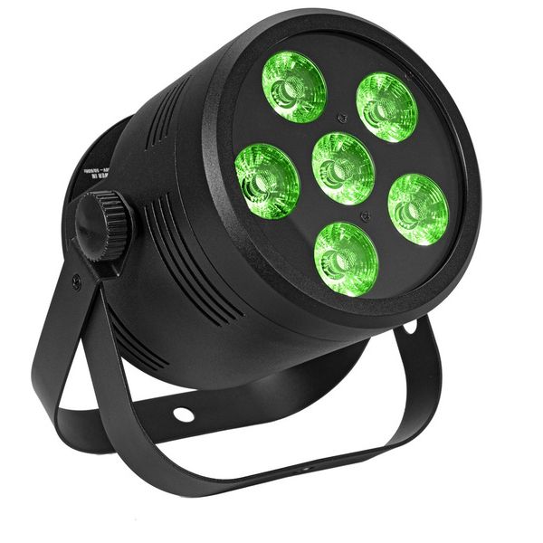 Eurolite LED Silent Par 6 QCL Floor BK