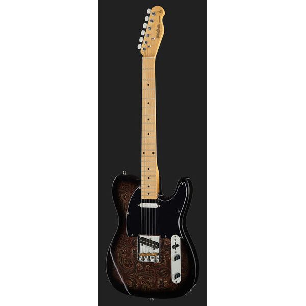 Harley Benton TE-70 Black Paisley
