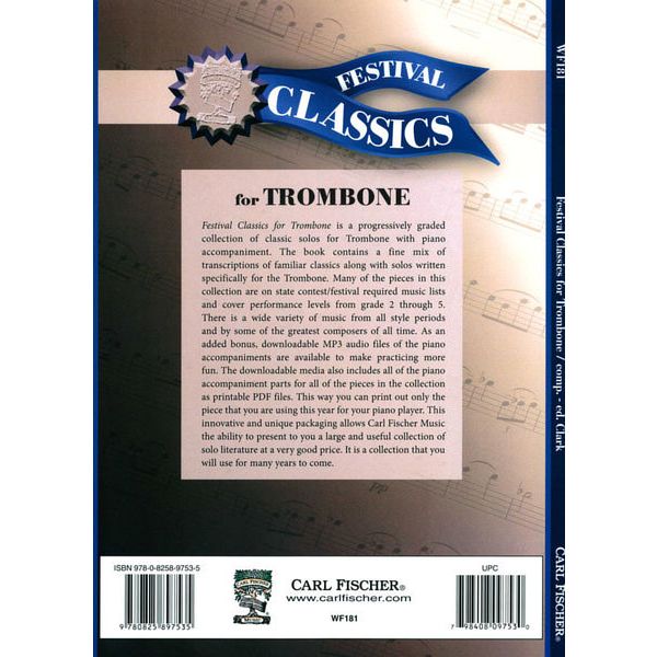 Carl Fischer Festival Classics Trombone