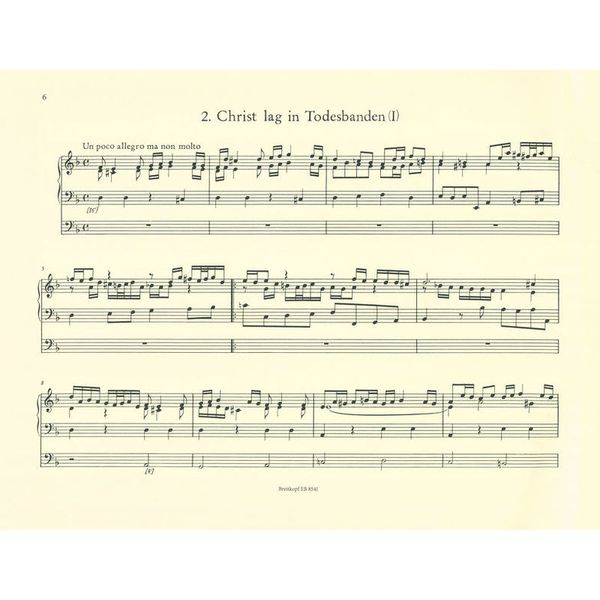 Breitkopf & Hrtel Homilius Choralvorspiele