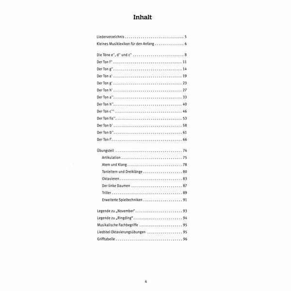 Holzschuh Verlag Schule für Altblockflöte 1