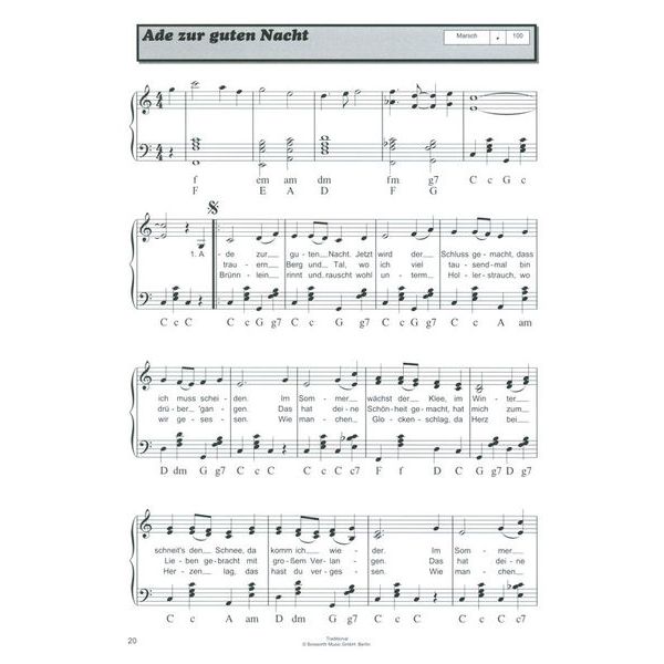 Bosworth Kreuz und Quer Akkordeon 1