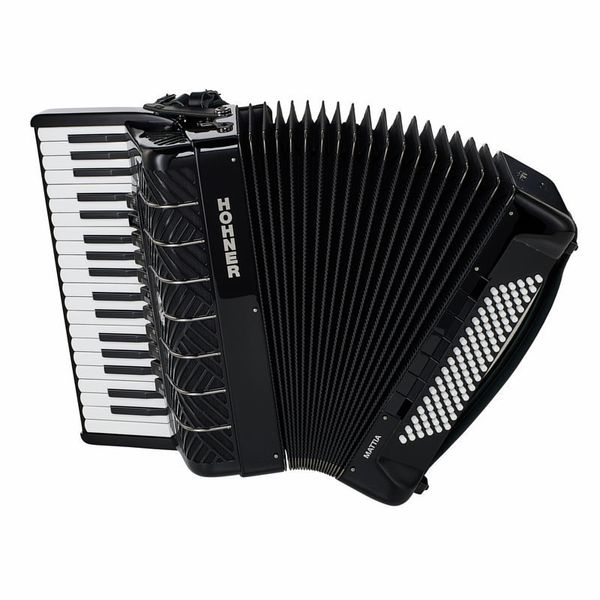 Hohner Mattia IV 96 BK white Buttons