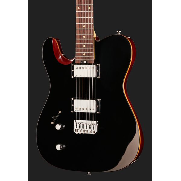 Harley Benton Fusion-T HH HT LH EB BK w/Bag