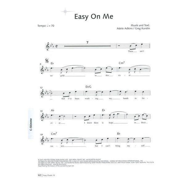 Music Factory Easy Charts Play-Along 13