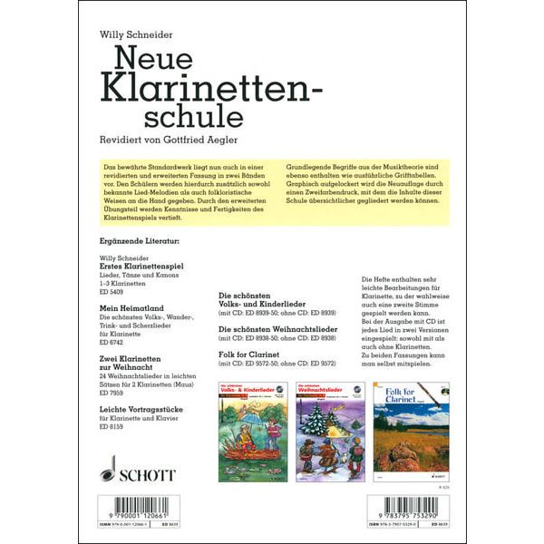 Schott Neue Klarinettenschule 2