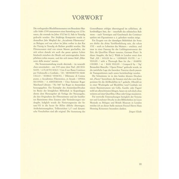 Brenreiter Marcello Sonaten 2