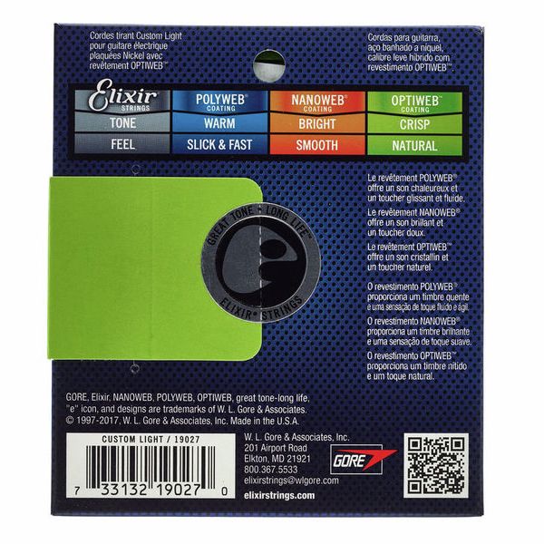 Elixir Optiweb 19027 Custom Light