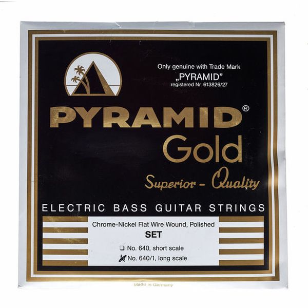 Pyramid Gold Flatwound 040-105