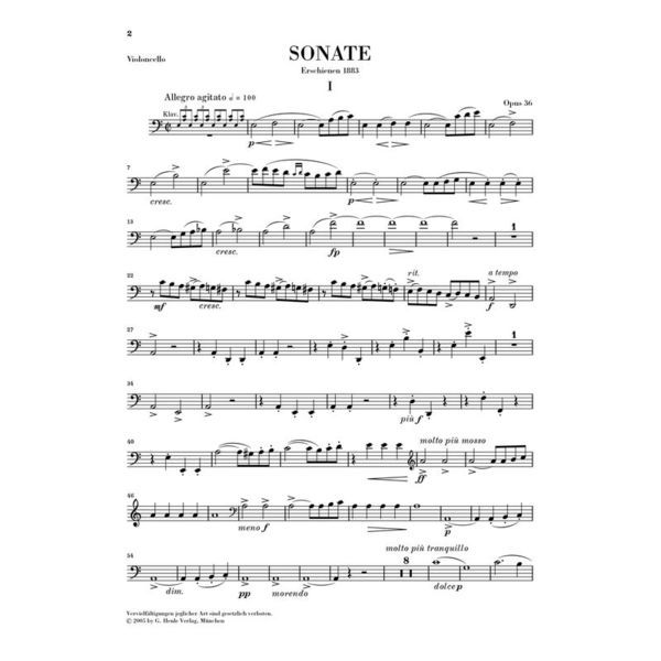 Henle Verlag Grieg Sonate a-moll op. 36