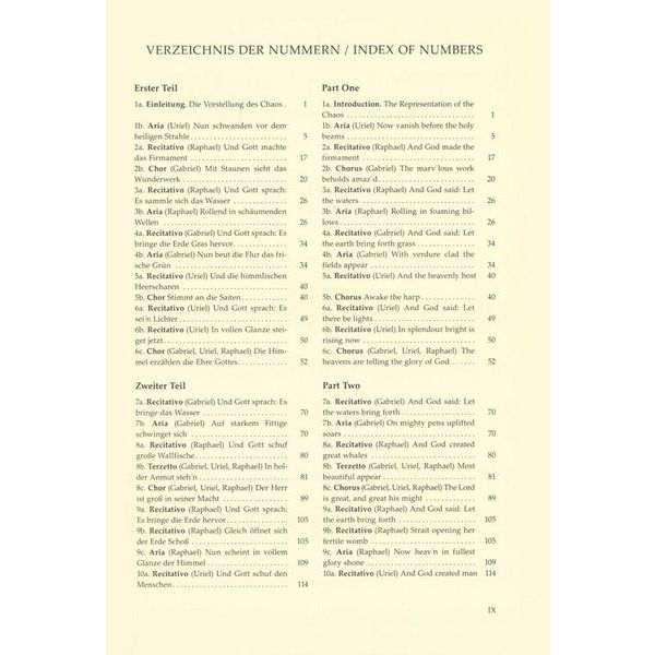Brenreiter Haydn Die Schöpfung