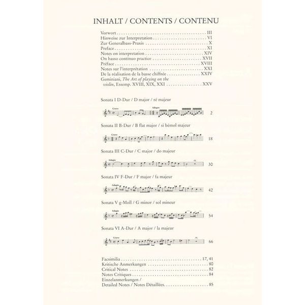 Wiener Urtext Edition Corelli Violinsonaten 1