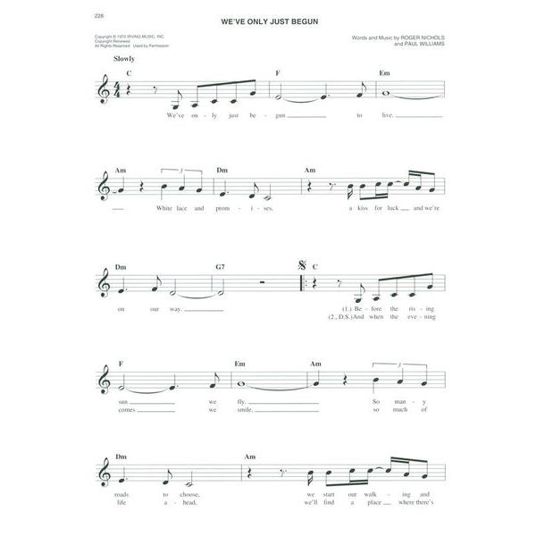 Hal Leonard The Easy Seventies Fake Book