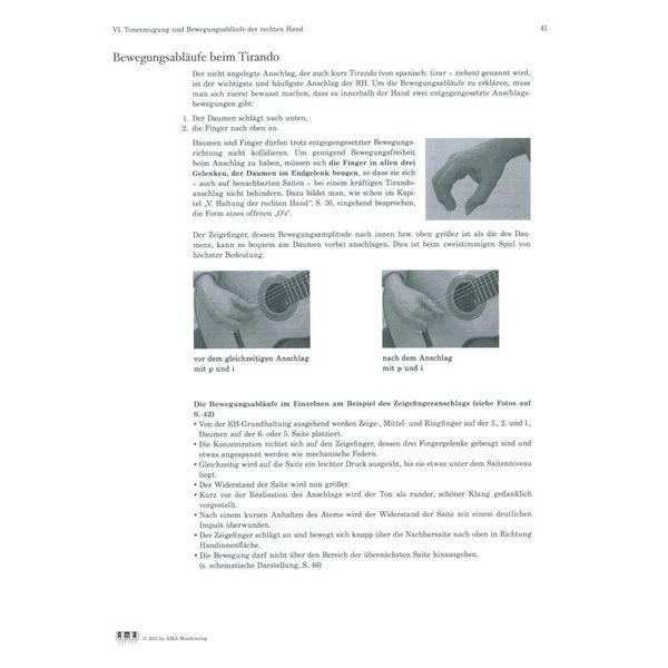 AMA Verlag Technik Moderne Konzertgitarre